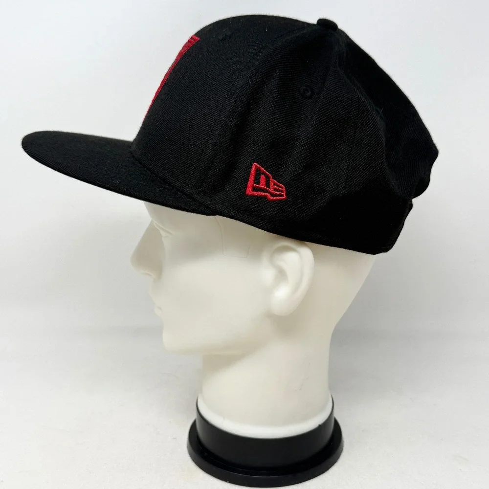Phoenix Rising FC Baseball Hat New Era Snap Back Flat Brim 100% Wool OS EXC‎